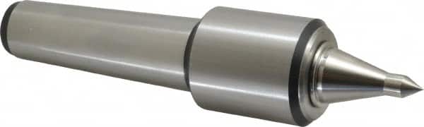 Royal Products - MT5 Taper Shank, 2.45" Head Diam 1,905 Lb Capacity Live Center - 12,000 Max RPM, 2.78" Head Length, 1-1/4" Point Diam, 2.35" Point Len, 525 Lb Max Workpc, 10-3/4" OAL, 1/2" Tip Diam, Long Point - Exact Tooling