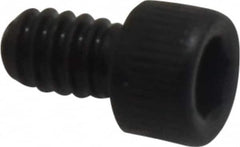 Value Collection - #4-40 UNC Hex Socket Drive, Socket Cap Screw - Alloy Steel, Black Oxide Finish, Fully Threaded, 3/16" Length Under Head - Exact Tooling