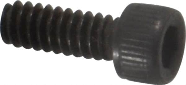 Value Collection - #4-40 UNC Hex Socket Drive, Socket Cap Screw - Alloy Steel, Black Oxide Finish, Fully Threaded, 5/16" Length Under Head - Exact Tooling