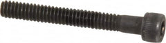 Value Collection - #5-40 UNC Hex Socket Drive, Socket Cap Screw - Alloy Steel, Black Oxide Finish, Partially Threaded, 1" Length Under Head - Exact Tooling