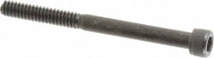 Value Collection - #10-24 UNC Hex Socket Drive, Socket Cap Screw - Alloy Steel, Black Oxide Finish, Partially Threaded, 2-1/4" Length Under Head - Exact Tooling