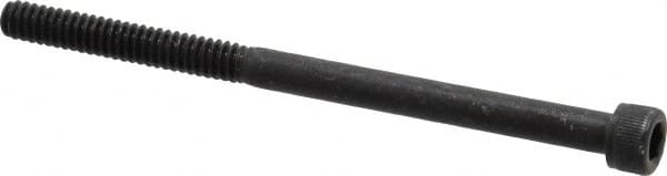 Value Collection - #10-24 UNC Hex Socket Drive, Socket Cap Screw - Alloy Steel, Black Oxide Finish, Partially Threaded, 3" Length Under Head - Exact Tooling