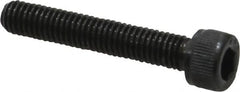 Value Collection - #10-32 UNF Hex Socket Drive, Socket Cap Screw - Alloy Steel, Black Oxide Finish, Fully Threaded, 1-1/8" Length Under Head - Exact Tooling