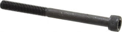 Value Collection - #10-32 UNF Hex Socket Drive, Socket Cap Screw - Alloy Steel, Black Oxide Finish, Partially Threaded, 2-1/4" Length Under Head - Exact Tooling