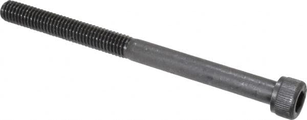 Value Collection - #10-32 UNF Hex Socket Drive, Socket Cap Screw - Alloy Steel, Black Oxide Finish, Partially Threaded, 2-1/2" Length Under Head - Exact Tooling