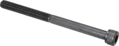 Value Collection - #10-32 UNF Hex Socket Drive, Socket Cap Screw - Alloy Steel, Black Oxide Finish, Partially Threaded, 2-1/2" Length Under Head - Exact Tooling