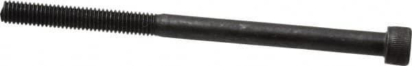 Value Collection - #10-32 UNF Hex Socket Drive, Socket Cap Screw - Alloy Steel, Black Oxide Finish, Partially Threaded, 3" Length Under Head - Exact Tooling