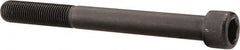 Value Collection - 3/8-24 UNF Hex Socket Drive, Socket Cap Screw - Alloy Steel, Black Oxide Finish, Partially Threaded, 3-3/4" Length Under Head - Exact Tooling