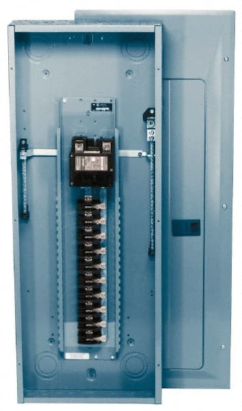 Eaton Cutler-Hammer - 2 Circuits, 120/240 VAC, 40 Amp Main, 14 AWG, Flush, Indoor Main Lug Load Center - 1 Phase, 1 NEMA Rating, 4-1/2 Inch Wide x 3.13 Inch Deep x 9-1/2 Inch High - Exact Tooling