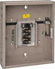 Eaton Cutler-Hammer - 12 Circuits, 120/240 VAC, 125 Amp Main, 6-2/0 AWG, Indoor Main Lug Load Center - 1 Phase, 1 NEMA Rating, 14.31 Inch Wide x 3.88 Inch Deep x 16-3/4 Inch High - Exact Tooling