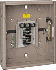 Eaton Cutler-Hammer - 12 Circuits, 208/120 VAC, 125 Amp Main, 6-2/0 AWG, Indoor Main Lug Load Center - 3 Phase, 1 NEMA Rating, 14.31 Inch Wide x 3.88 Inch Deep x 16-3/4 Inch High - Exact Tooling