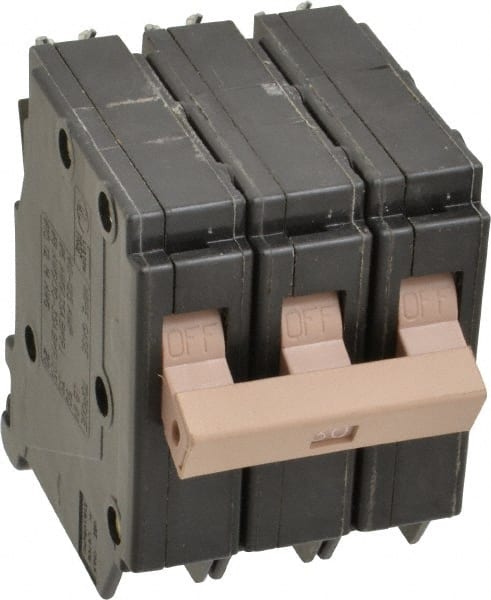 Eaton Cutler-Hammer - 30 Amp, 120/240 VAC, 3 Pole, Plug In Type CH Circuit Breaker - Thermal Magnetic Trip, 10 kA Breaking Capacity, 14-6 AWG - Exact Tooling