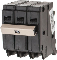 Eaton Cutler-Hammer - 100 Amp, 120/240 VAC, 3 Pole, Plug In Type CH Circuit Breaker - Thermal Magnetic Trip, 10 kA Breaking Capacity, 14-6 AWG - Exact Tooling