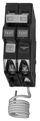 Eaton Cutler-Hammer - 40 Amp, 120/240 VAC, 2 Pole, Plug In Ground Fault Circuit Breaker - Thermal Magnetic Trip, 14-6 AWG - Exact Tooling