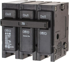 Eaton Cutler-Hammer - 70 Amp, 240 VAC, 3 Pole, Plug In Type BR Circuit Breaker - Magnetic Trip, 10 kA Breaking Capacity, 4-1/0 AWG - Exact Tooling