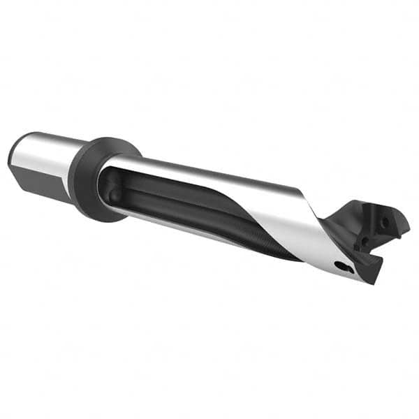 Allied Machine and Engineering - 22mm to 24mm Diam 5xD 119.9mm Max Depth Straight Flute Spade Drill - Exact Tooling