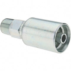 Eaton - Male NPTF Steel Hydraulic Hose Male Rigid Fitting - -8 Hose Size, 1/2" Hose Diam - Exact Tooling