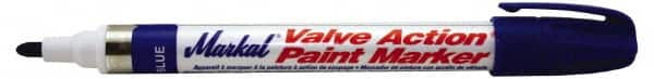Markal - Blue Permanent Marker - Felt Tip - Exact Tooling
