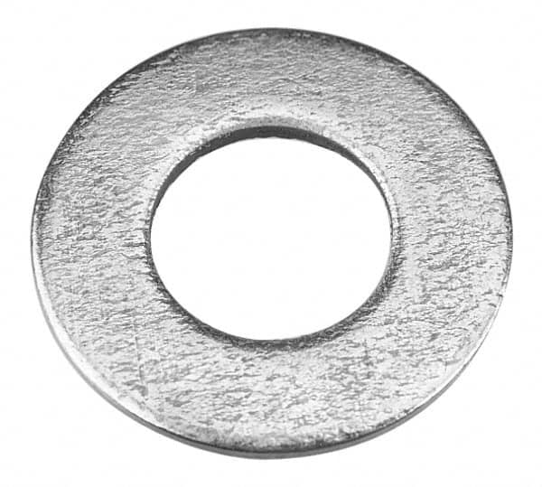 Value Collection - 5/16" Screw, Steel SAE Flat Washer - 11/32" ID x 11/16" OD, 1/16" Thick, Zinc-Plated Finish - Exact Tooling
