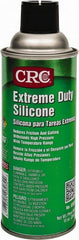 CRC - 16 oz Aerosol Silicone Lubricant - Clear & White, -100°F to 450°F, Food Grade - Exact Tooling