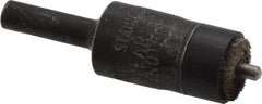 Osborn - 1/2" Brush Diam, End Brush - 1/4" Diam Shank, 1/8" Pilot Diam, 25,000 Max RPM - Exact Tooling