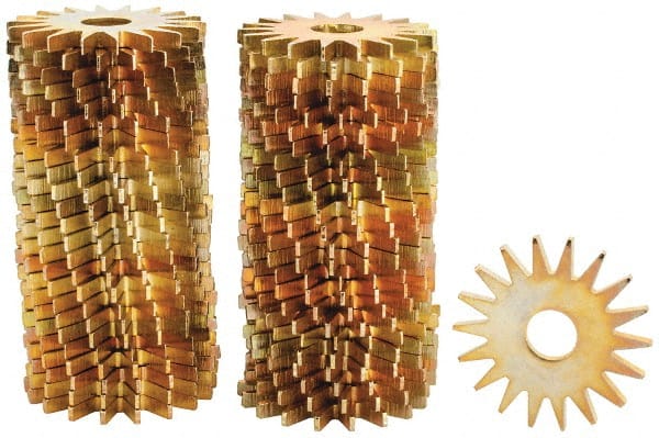 Desmond - 49 Piece Replacement Dresser Cutter Set - Grinding Wheel Dresser, For 6" Diam Tools with 5/8-11 Arbor - Exact Tooling