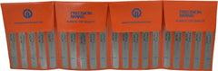 Precision Brand - 20 Piece, 0.05 to 1mm Parallel Feeler Gage Set - 5" Long x 1/2" Wide, Steel - Exact Tooling