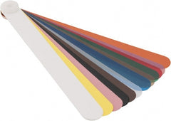 Precision Brand - 13 Piece, 0.001 to 0.03" Thick, Parallel Feeler Gage Set - 5" Leaf Length, 1/2" Wide, Plastic - Exact Tooling