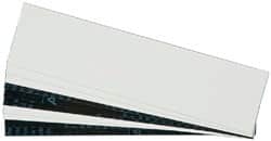 Gravotech - 8 Inch Long x 2 Inch High, Plastic Engraving Stock - Black and White - Exact Tooling