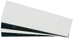 Gravotech - 8 Inch Long x 2 Inch High, Plastic Engraving Stock - Black and White - Exact Tooling