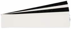 Gravotech - 10 Inch Long x 2 Inch High, Plastic Engraving Stock - Black and White - Exact Tooling