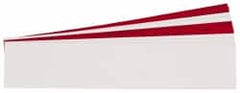 Gravotech - 10 Inch Long x 2 Inch High, Plastic Engraving Stock - Red and White - Exact Tooling