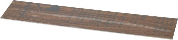Gravotech - 10 Inch Long x 2 Inch High, Plastic Engraving Stock - Light Walnut and White - Exact Tooling