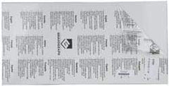 Gravotech - 24 Inch Long x 12 Inch High, Plastic Engraving Stock - White and Black - Exact Tooling