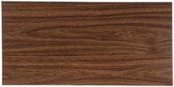 Gravotech - 24 Inch Long x 12 Inch High, Plastic Engraving Stock - Light Walnut and White - Exact Tooling