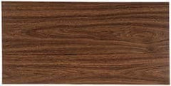 Gravotech - 24 Inch Long x 12 Inch High, Plastic Engraving Stock - Light Walnut and White - Exact Tooling
