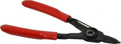 Rotor Clip - DSH External Retaining Ring Pliers - -10" Min Ring Size - Exact Tooling