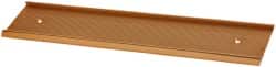 Gravotech - 10 Inch Long x 2 Inch High, Aluminum Wall Plate Holder - Gold - Exact Tooling