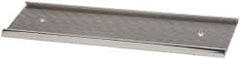 Gravotech - 8 Inch Long x 2 Inch High, Aluminum Wall Plate Holder - Silver - Exact Tooling