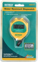 Extech - Stopwatch, Timer and Clock - Yellow - Exact Tooling