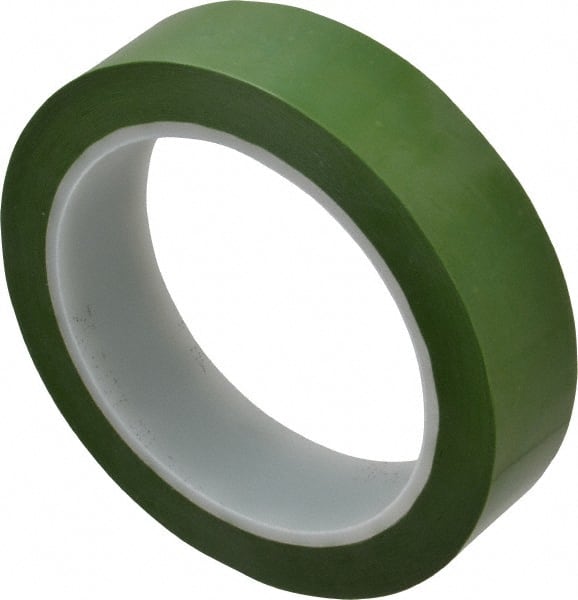 3M - 72 Yds. x 1", Green Polyester Film Tape - 8402 Series, 1.9 mil Thick, 25 Lb./Inch Tensile Strength - Exact Tooling