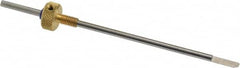 Gravotech - 1/8 Inch Shank Diameter, 0.09 Inch Tip Size, Carbide, Engraving Cutter - Use on Plastics - Exact Tooling
