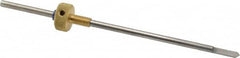 Gravotech - 1/8 Inch Shank Diameter, 0.04 Inch Tip Size, Carbide, Engraving Cutter - Use on Brass and Aluminum - Exact Tooling