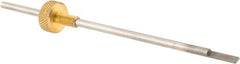 Gravotech - 1/8 Inch Shank Diameter, 0.09 Inch Tip Size, Carbide, Engraving Cutter - Use on Brass and Aluminum - Exact Tooling