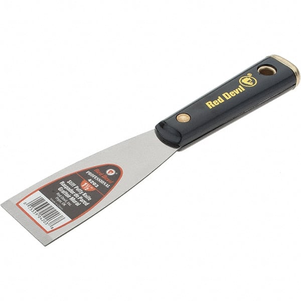 Red Devil - Putty & Taping Knives - 1-1/2" STIFF WALL SCRAPER - Exact Tooling