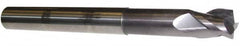 ProMax - 1/2", 3 Flute, Single End, Solid Carbide, 0.02" Corner Radius End Mill - 6" OAL, 35° Helix, Right Hand Flute, 5/8" LOC, Right Hand Cut, 2-3/8" Extended Reach - Exact Tooling