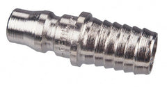 CEJN - Hose Barb Industrial Pneumatic Hose Connector - Steel Zinc-Plated, 1/4" Body Diam, 1/2" Hose ID - Exact Tooling