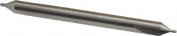 SGS - #0 Plain Cut 60° Incl Angle Solid Carbide Combo Drill & Countersink - Exact Tooling