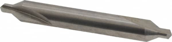 SGS - #3 Plain Cut 60° Incl Angle Solid Carbide Combo Drill & Countersink - Exact Tooling
