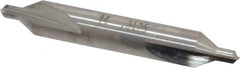 SGS - #4 Plain Cut 60° Incl Angle Solid Carbide Combo Drill & Countersink - Exact Tooling